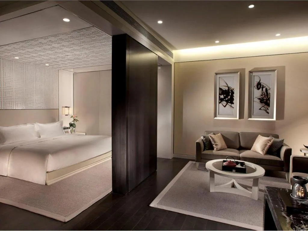 Bed in Banyan Tree Tianjin Riverside