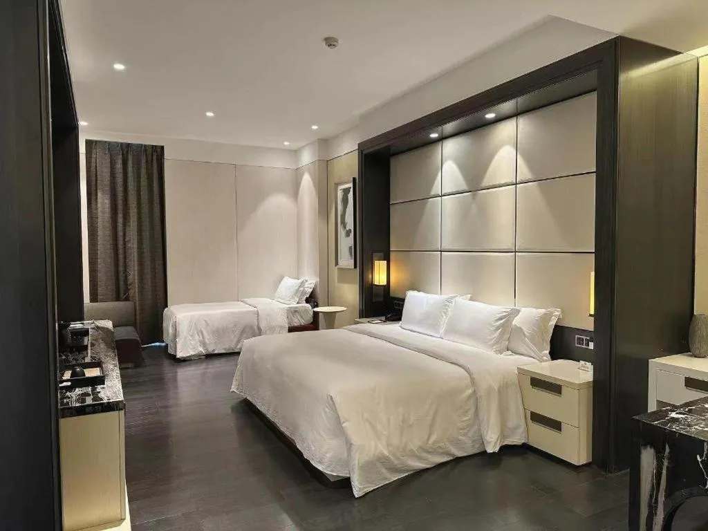 Bed in Banyan Tree Tianjin Riverside