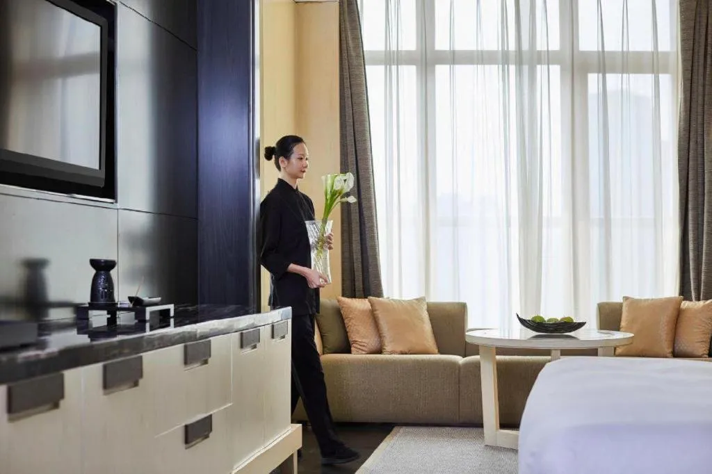 Bed in Banyan Tree Tianjin Riverside