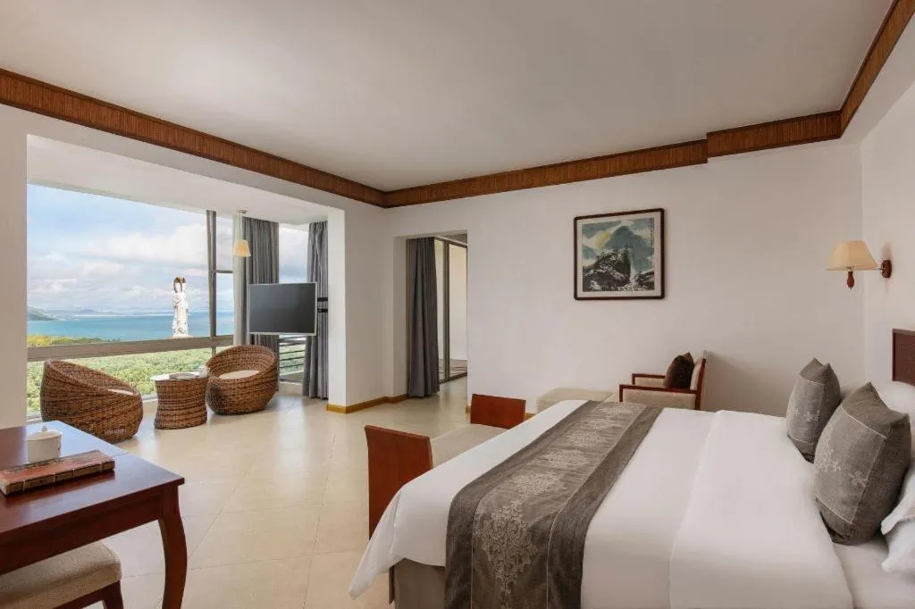 Bed in Nanshan Leisure Villas