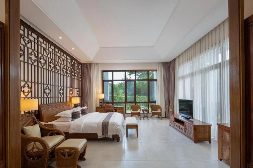 Bed in Nanshan Leisure Villas