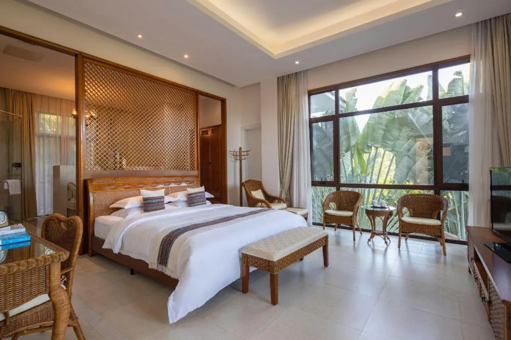 Bed in Nanshan Leisure Villas