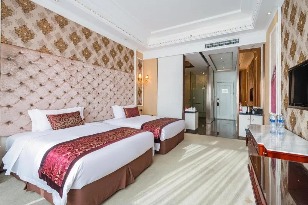 Bed in Eurasia Convention International Hotel