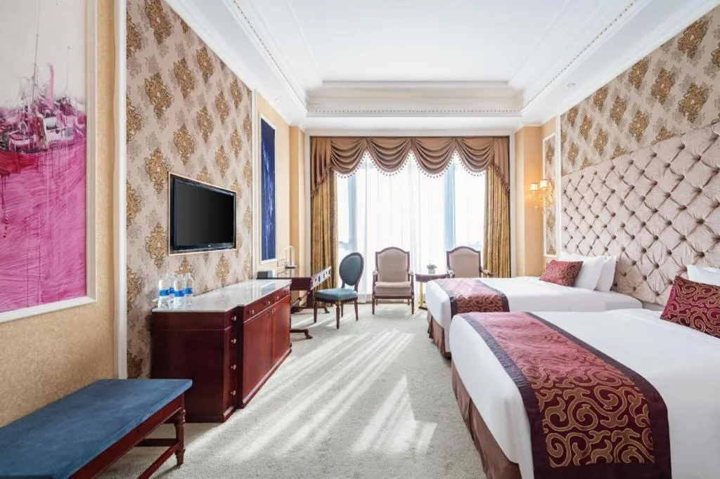 Bed in Eurasia Convention International Hotel