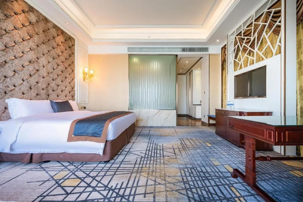 Bed in Eurasia Convention International Hotel