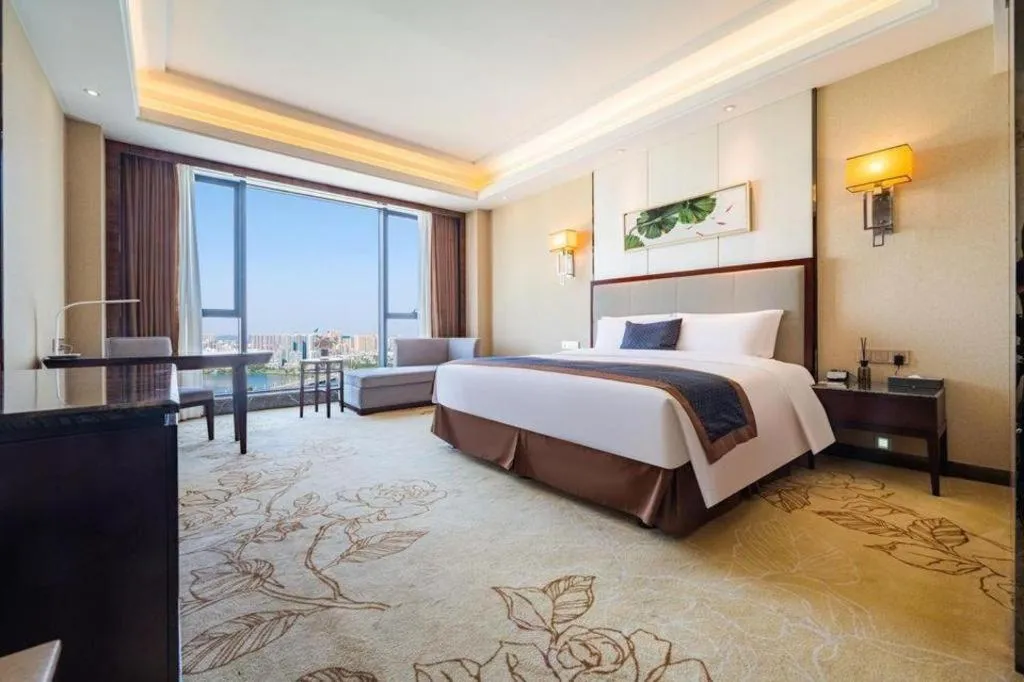 Bed in Eurasia Convention International Hotel