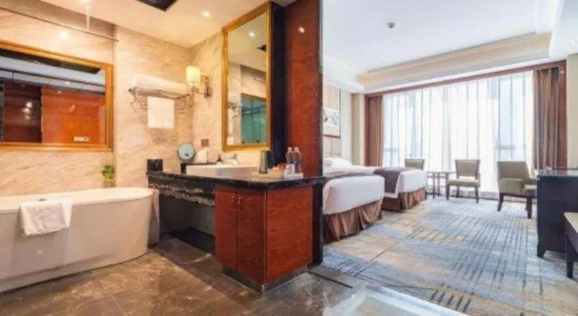 Bed in Eurasia Convention International Hotel