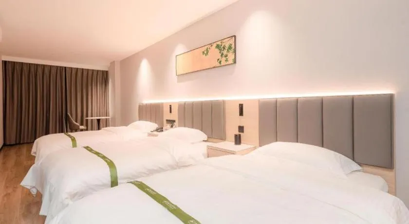 Bed in GreenTree Inn xinghua Middle Yingwu Road Express Hotel