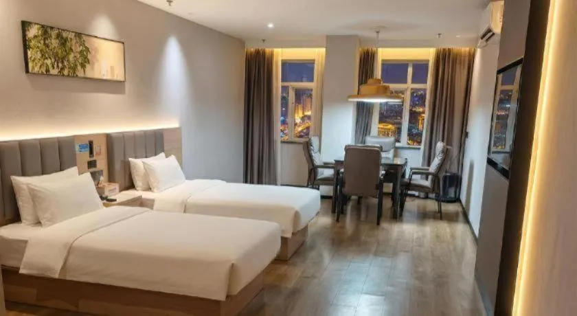 Bed in GreenTree Inn xinghua Middle Yingwu Road Express Hotel