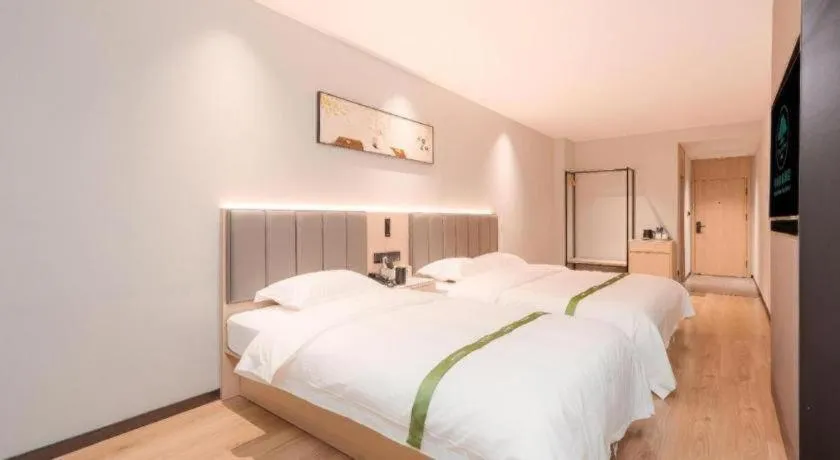 Bed in GreenTree Inn xinghua Middle Yingwu Road Express Hotel
