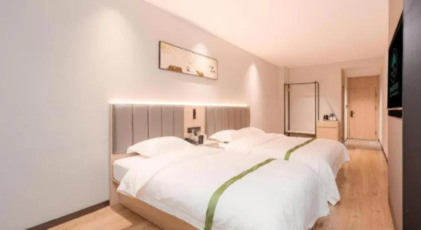 Bed in GreenTree Inn xinghua Middle Yingwu Road Express Hotel