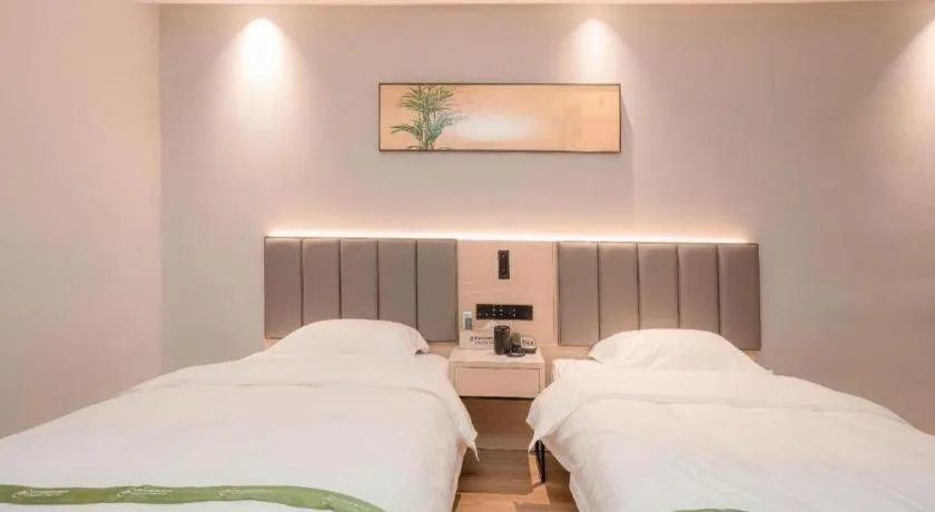 Bed in GreenTree Inn xinghua Middle Yingwu Road Express Hotel