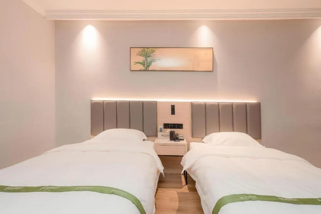 Bed in GreenTree Inn xinghua Middle Yingwu Road Express Hotel