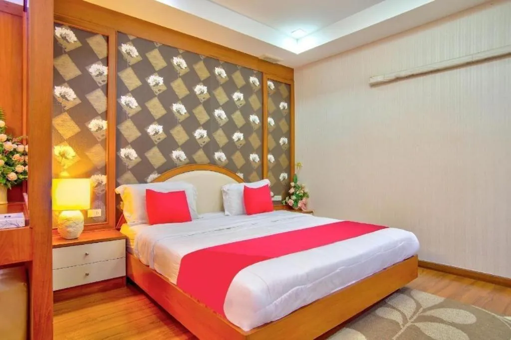 Bed in Thaiasia Goldensea Resort