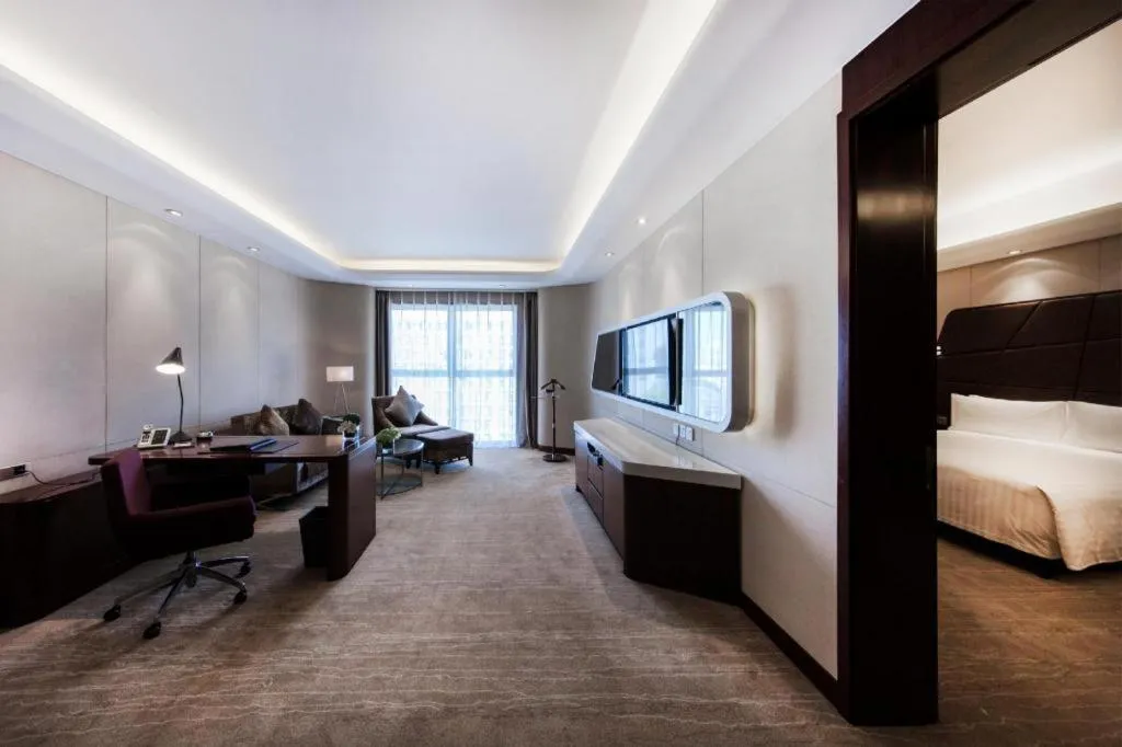 Bed in Hotel Maxmelim Beijing