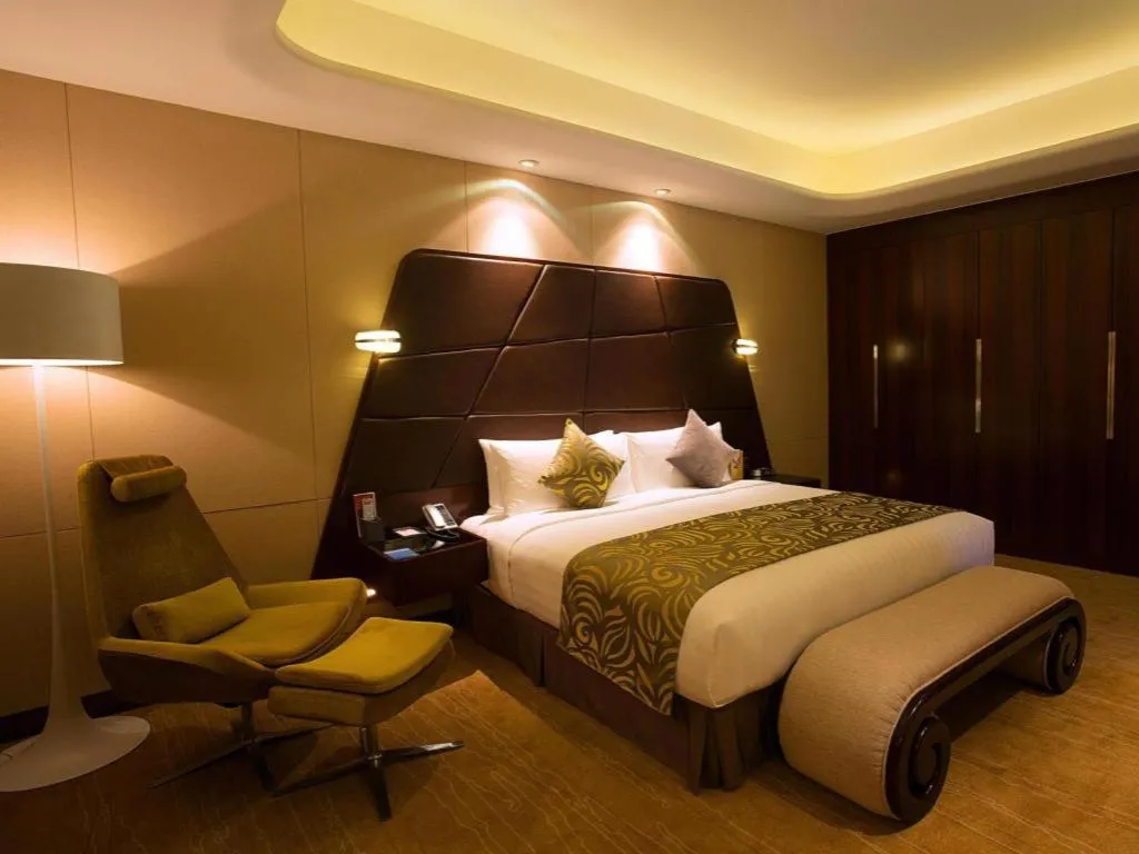 Bed in Hotel Maxmelim Beijing