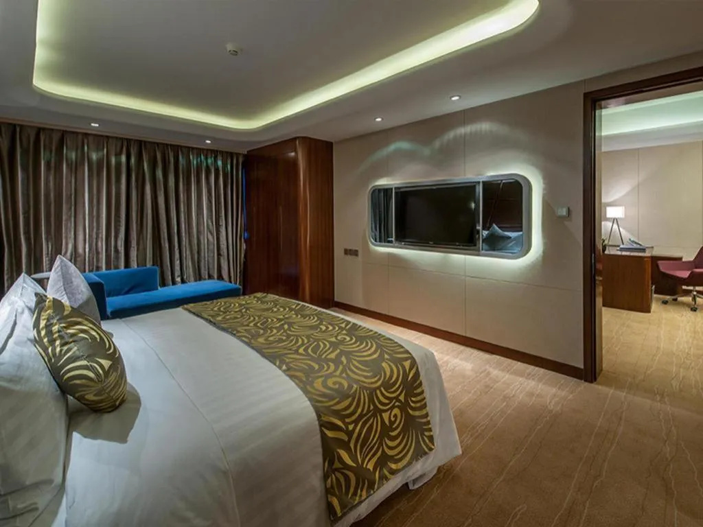 Bed in Hotel Maxmelim Beijing