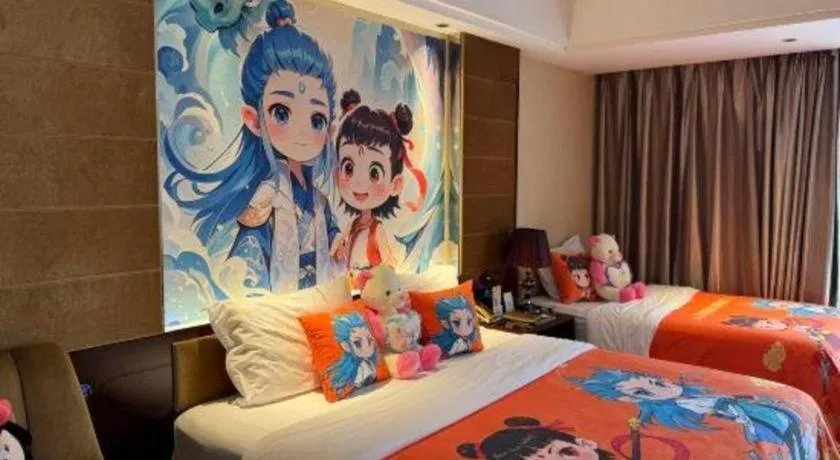 Bed in Xin Sheng Da Hong Sheng International Hotel