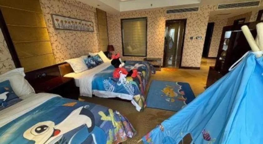 Bed in Xin Sheng Da Hong Sheng International Hotel