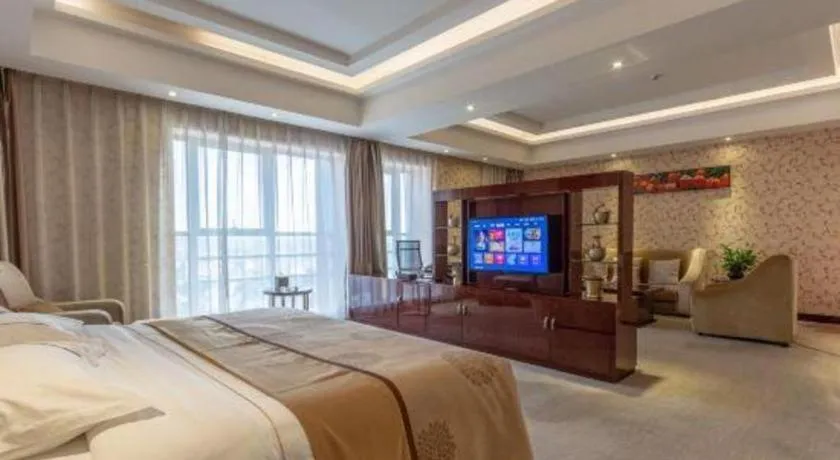 Bed in Xin Sheng Da Hong Sheng International Hotel