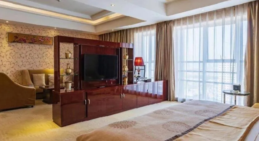 Bed in Xin Sheng Da Hong Sheng International Hotel