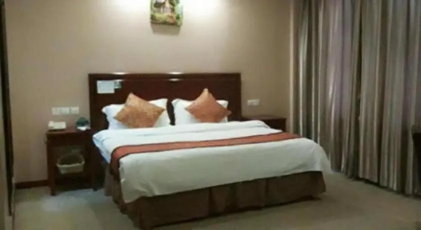 Bed in GreenTree Inn Puyang Pushang Huanghe Road