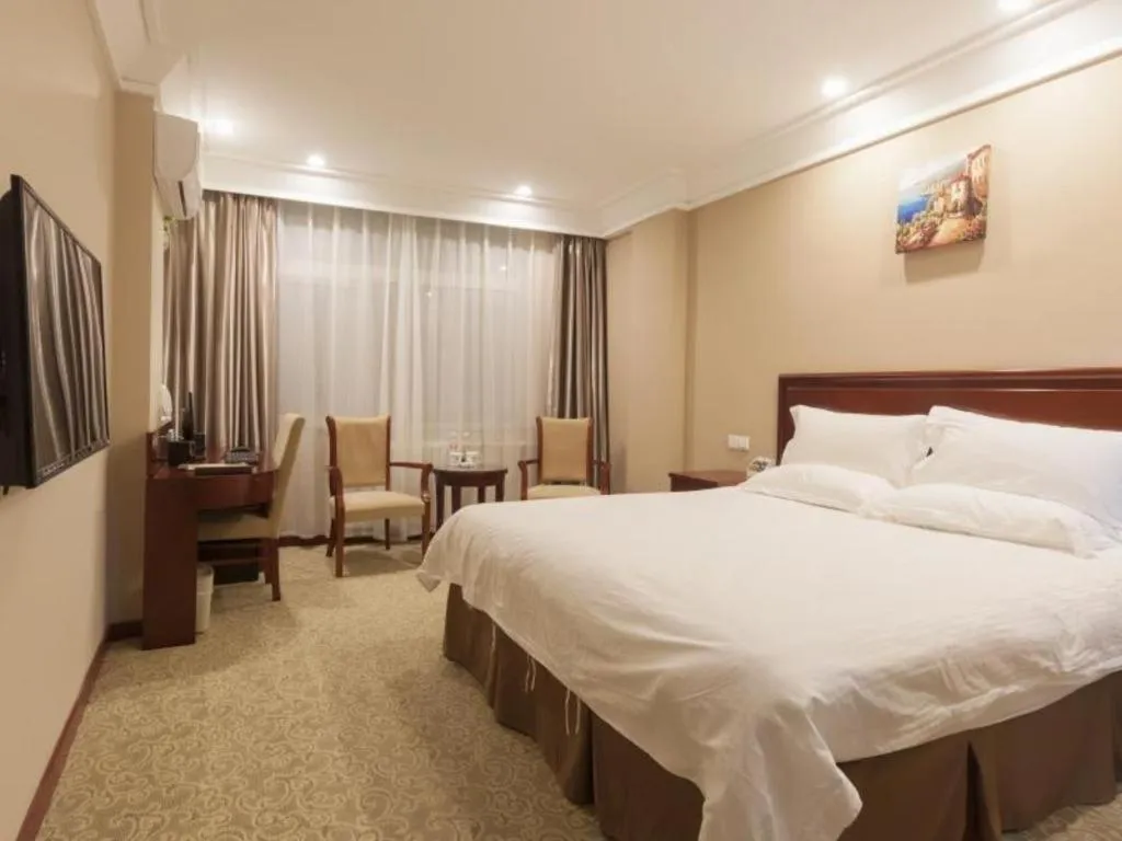 Bed in GreenTree Inn Puyang Pushang Huanghe Road