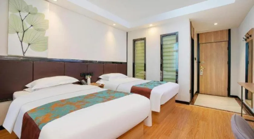 Bed in GreenTree Inn Puyang Pushang Huanghe Road