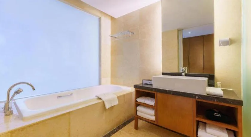 Bed in Shenyang Rayfont International Hotel