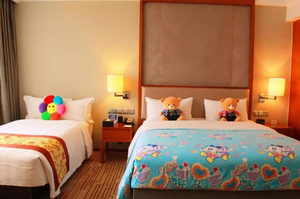 Bed in Shenyang Rayfont International Hotel