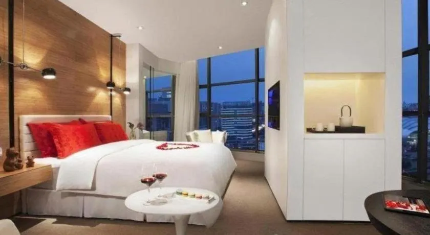 Bed in Himalayas Qingdao Hotel