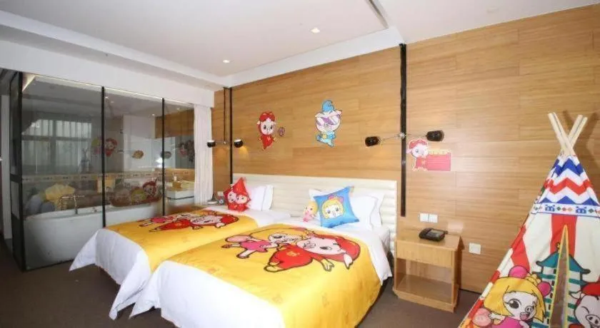 Bed in Himalayas Qingdao Hotel