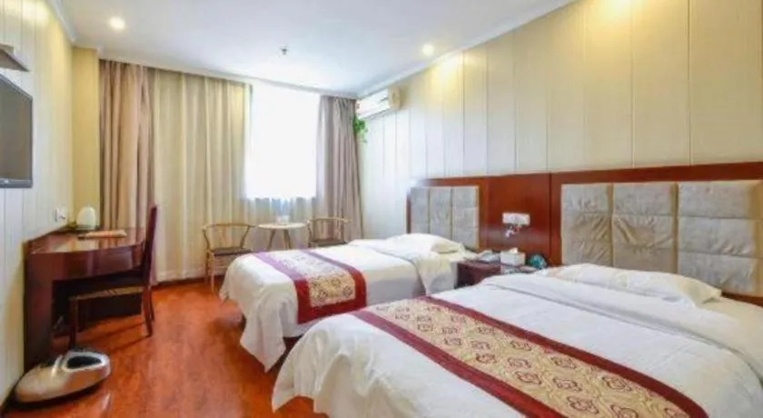 Bed in GreenTree Inn Wuxi Changjiang North Road Jincheng Road Express Hotel