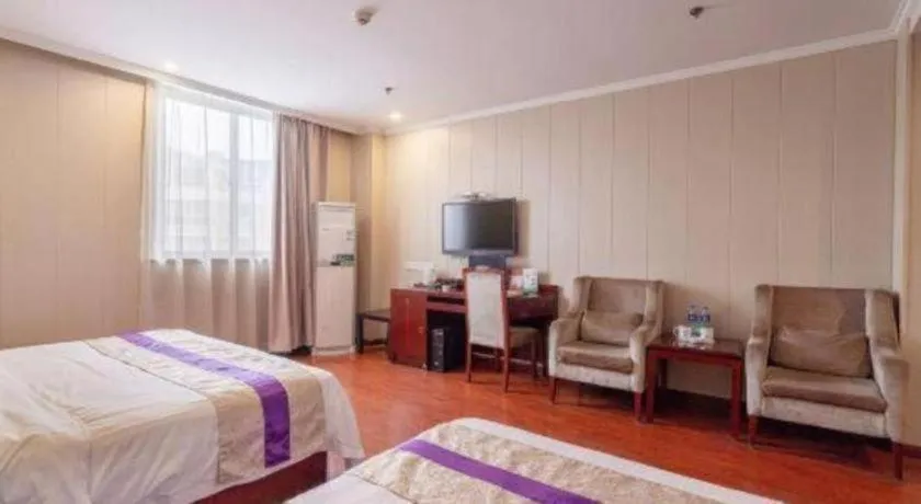 Bed in GreenTree Inn Wuxi Changjiang North Road Jincheng Road Express Hotel