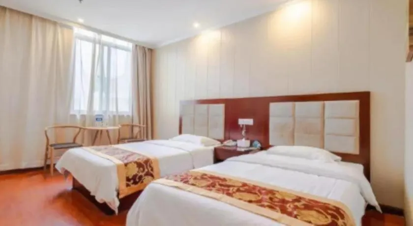 Bed in GreenTree Inn Wuxi Changjiang North Road Jincheng Road Express Hotel