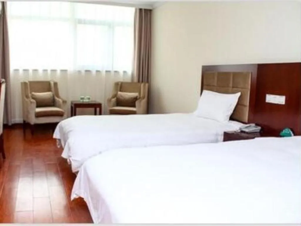 Bed in GreenTree Inn Wuxi Changjiang North Road Jincheng Road Express Hotel