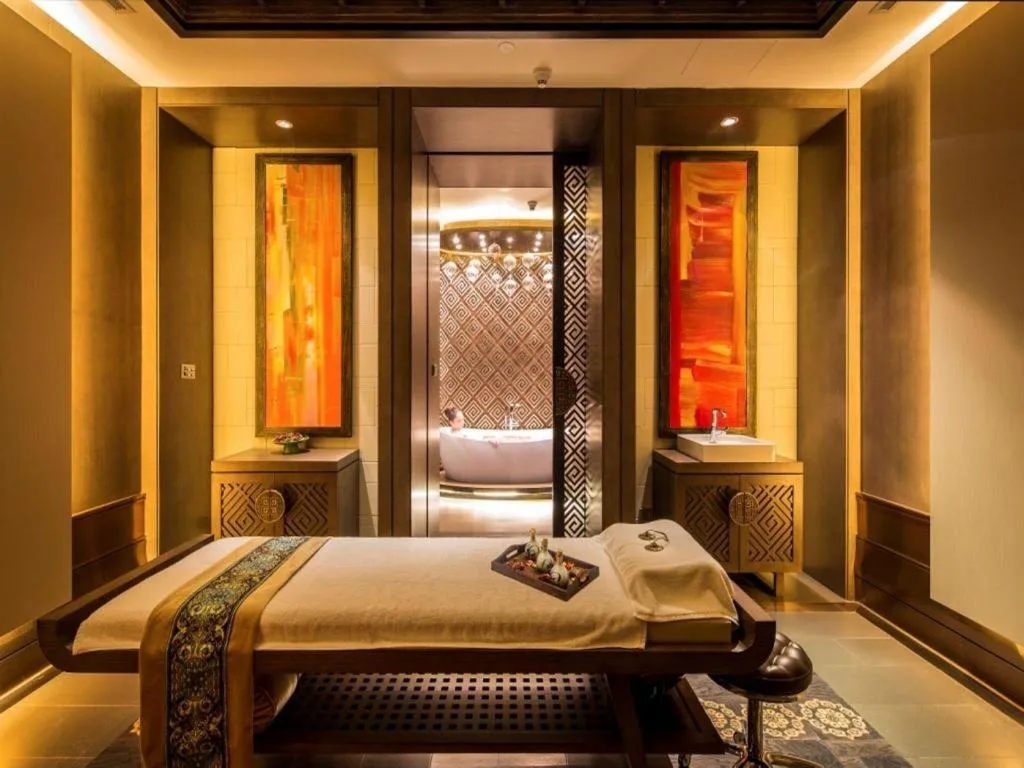 Bed in Han Yue Lou Hotel Nanjing