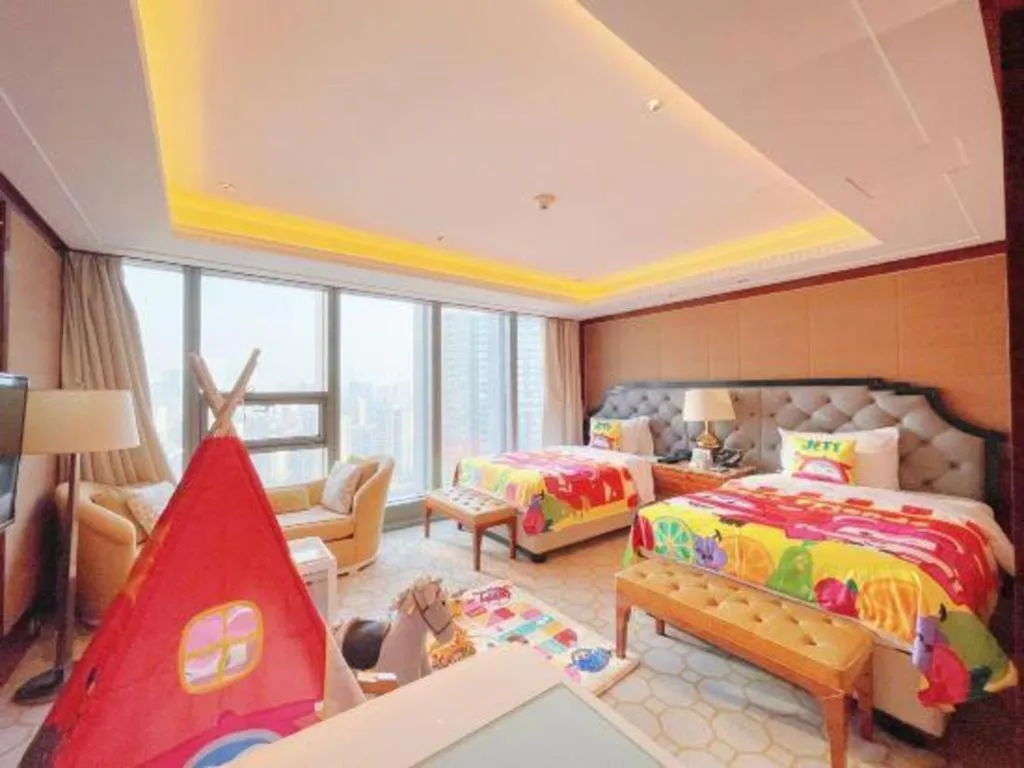 Bed in Han Yue Lou Hotel Nanjing