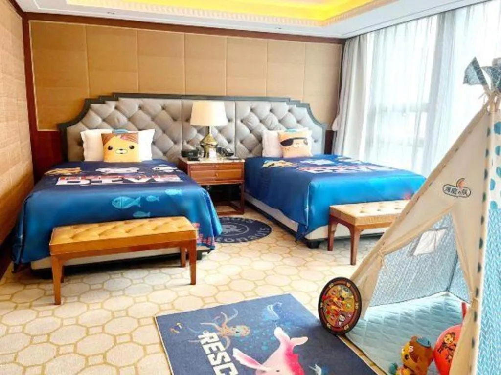 Bed in Han Yue Lou Hotel Nanjing