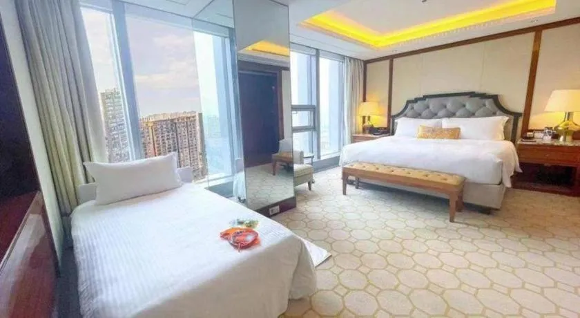 Bed in Han Yue Lou Hotel Nanjing
