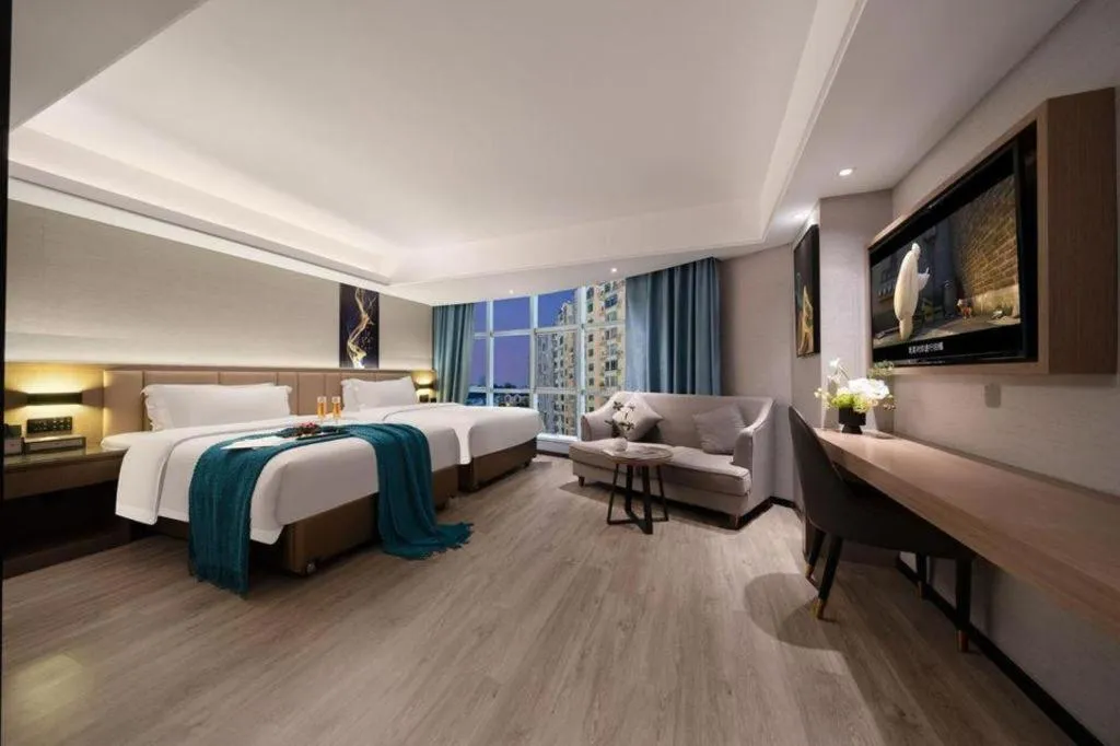 Bed in Nanning Prince Hotel