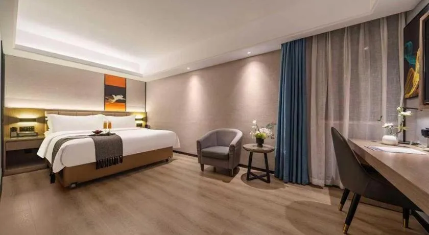 Bed in Nanning Prince Hotel