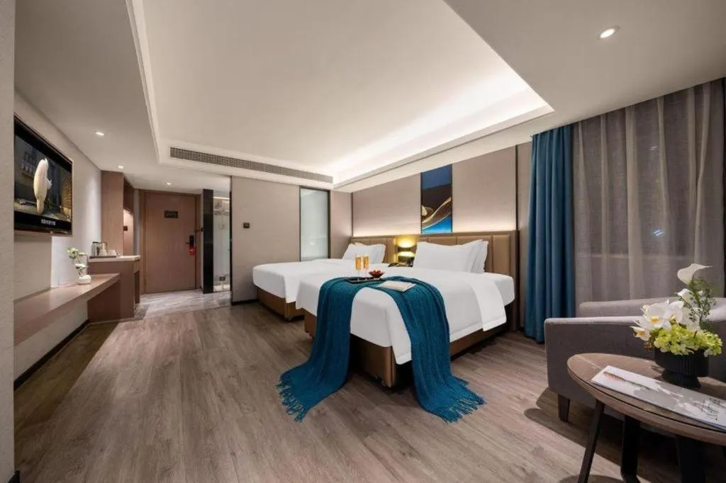 Bed in Nanning Prince Hotel