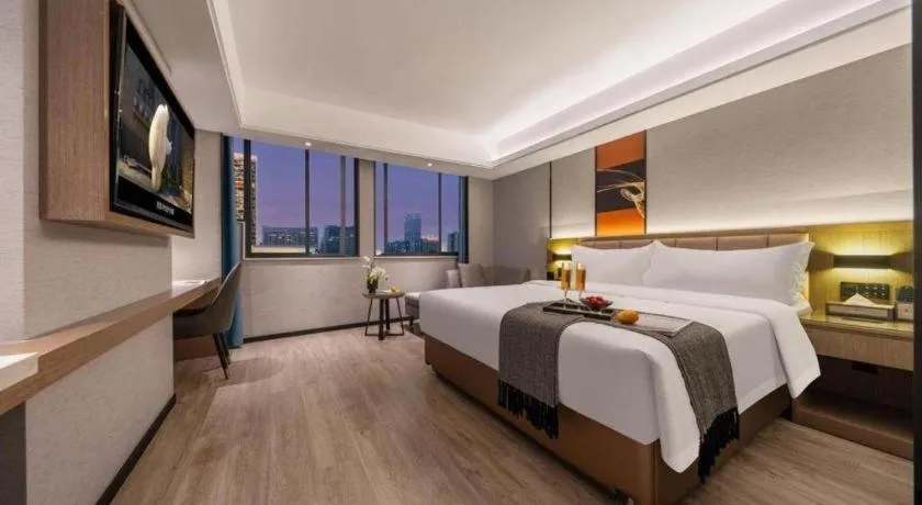 Bed in Nanning Prince Hotel