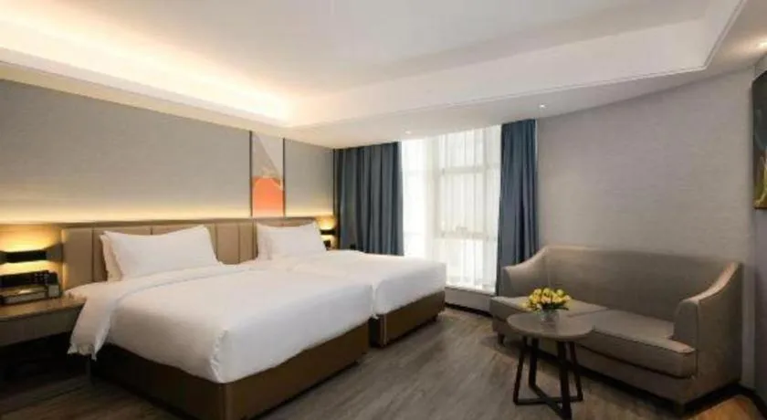 Bed in Nanning Prince Hotel