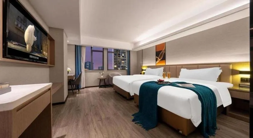 Bed in Nanning Prince Hotel