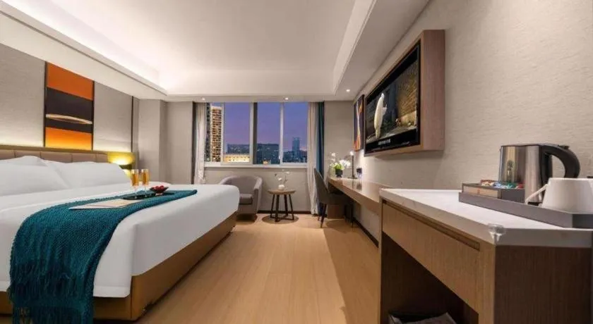 Bed in Nanning Prince Hotel