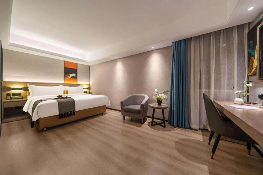 Bed in Nanning Prince Hotel