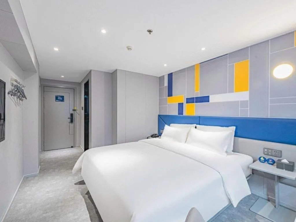 Bed in 7 Days Inn Guangzhou Dongfeng East Road Yangji Metro Station