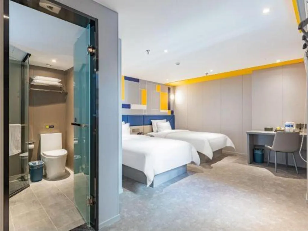 Bed in 7 Days Inn Guangzhou Dongfeng East Road Yangji Metro Station